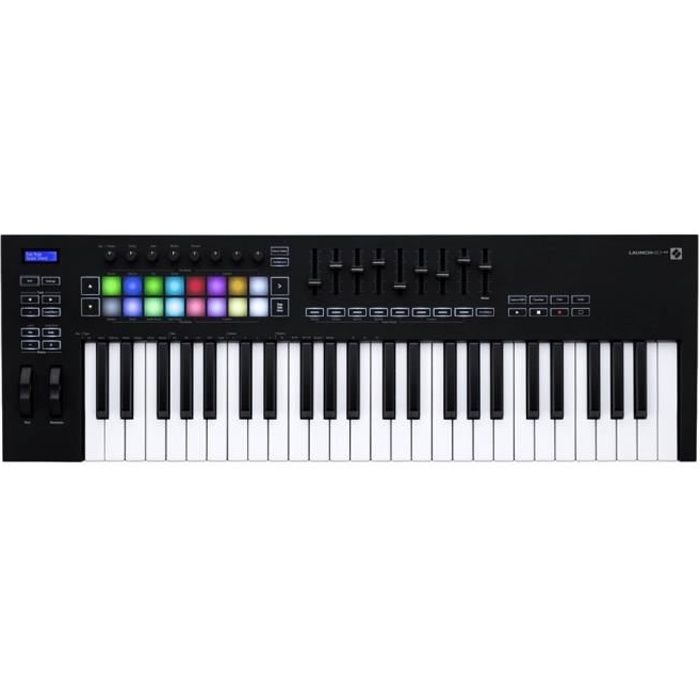 novation launchkey-49-mk3 - clavier maître launchkey mkiii 49 notes - 16 pads