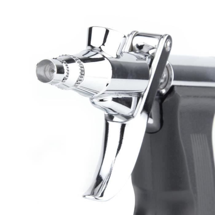 Aérographe Double Action 0.3mm - Pistolet à Peinture Pour Ongles, Tatouage Ou Art, Alimentation Par Gravité