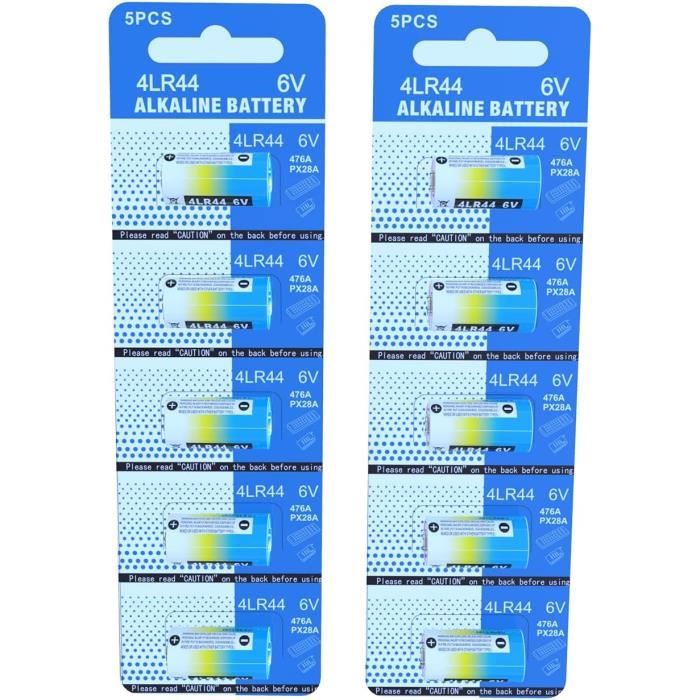 Lot De 10 Piles Alcalines Eunicell 4LR44 6V - Envoi Suivi - Neuf