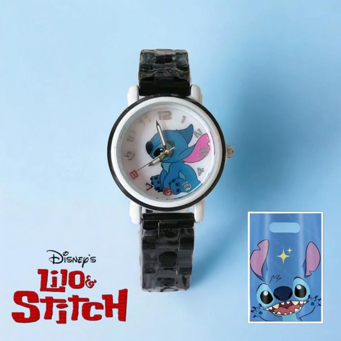 Montre Digitale Enfant Stitch – Cadeau Fille Garçon 5-10 Ans, LED Fun & Résistante