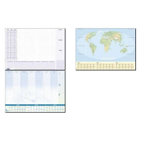 Lot 5 Sous-Mains Papier A2 SIGEL HO280 - 30 Feuilles Avec Barre Protection Plastique