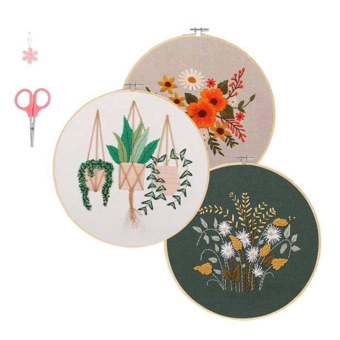 Kit à Broder Au Point De Croix Protège Carnet De Santé Ourson