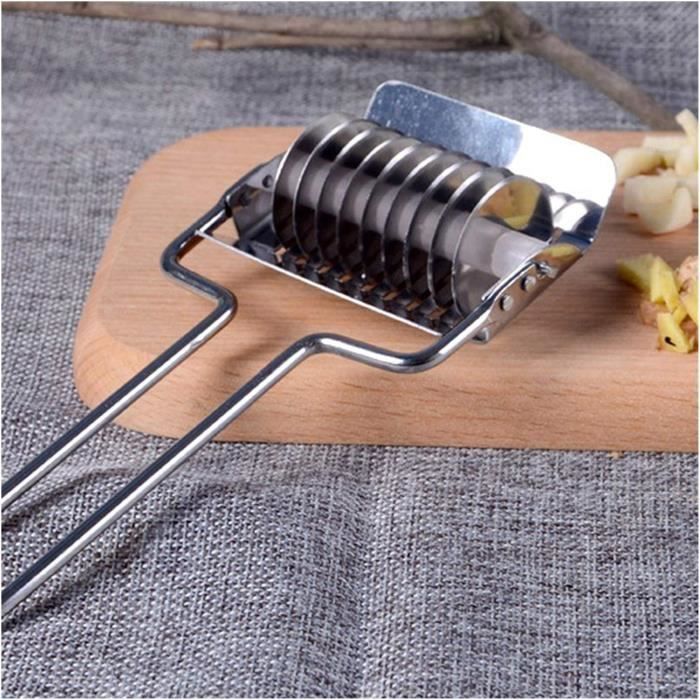 Laminoir à Pâtes Manuel Acier Inox MUPAI – 6 Épaisseurs Réglables Pour Lasagnes, Tagliatelles, Spaghettis, Ravioles