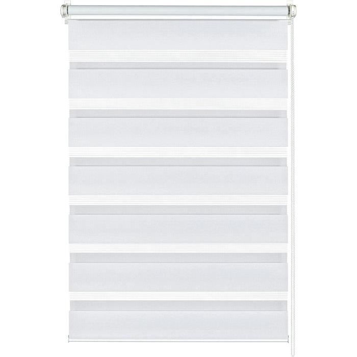 GARDINIA Store Enrouleur Occultant Thermique EASYFIX 120x150 Cm - Nature - Isolation & Économie D'Énergie