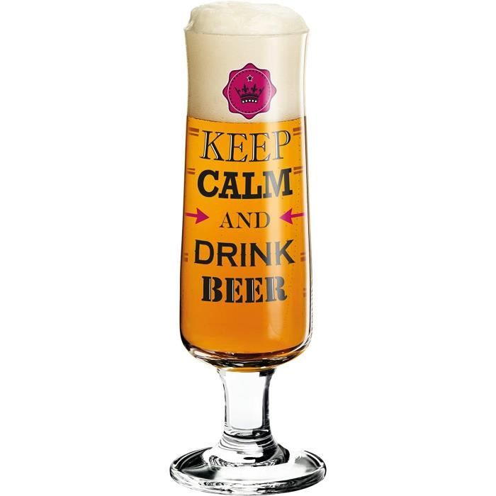Verre à Hugo 500ml Ritzenhoff - Série Rosée D'Été - Motif Oiseau Multicolore - Made In Germany