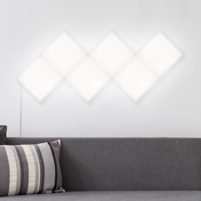 Panneaux LED Ronds 3W Blanc Neutre 4000-4500K - Lot De 5 - Neuf - Ultra Mince