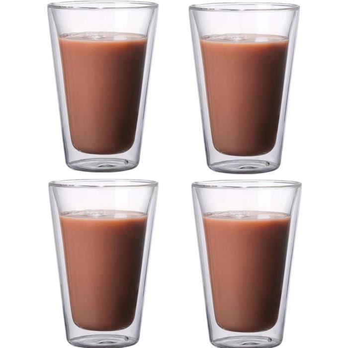Tasse En Verre Citrouille Transparente - Capacité 400 Ml, Dimensions 7,5x6x8 Cm - Pour Café, Thé, Décor Halloween/automne