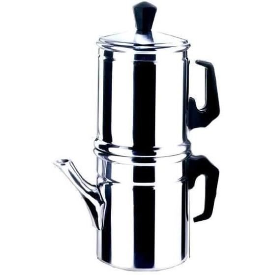 Cafetière Italienne Quid Ozon 9 Tasses En Aluminium - Compatible Induction, Vitrocéramique, Gaz Et Lave-Vaisselle