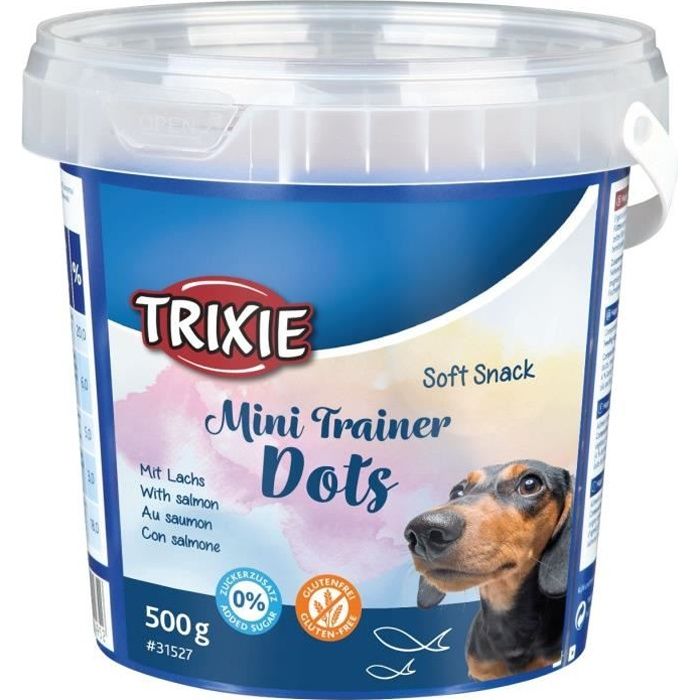 TRIXIE Soft Snack Mini Trainer Dots - Pour chien - 500 g TRIXIE Soft Snack Mini Trainer Dots - Pour chien - 500 g