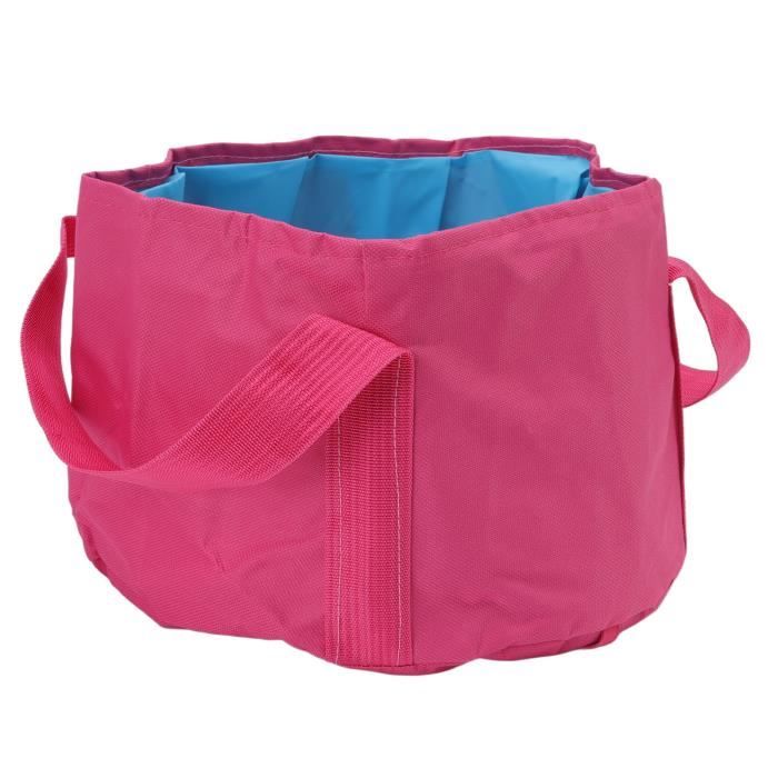 Seau Pliable Avec Poignée, Seau De Pêche Pliable Portable, Seau De