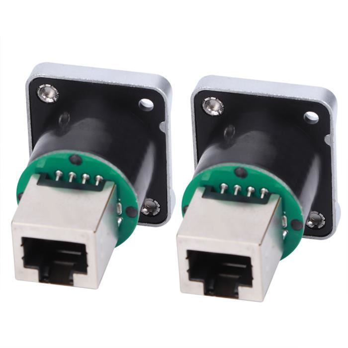 Connecteur à angle droit RJ45 - YOSOO - Résistance au feu - Durable ...
