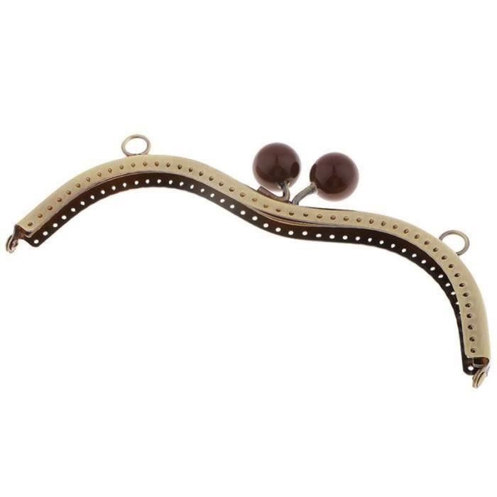 Cadre De Sac à Main En Métal Avec Fermoir à Baiser, Style