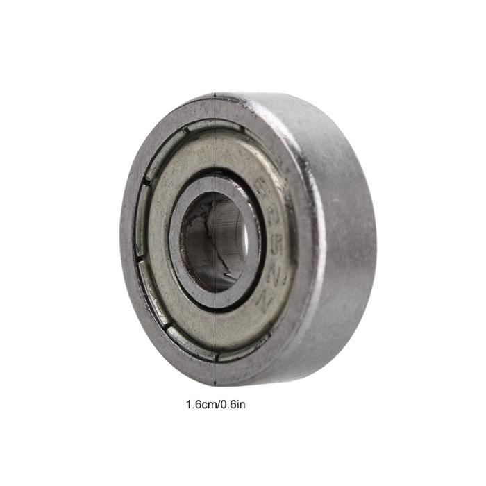 Roulement à Billes 6206-zz - 30x62x16 Mm - Double Blindage Métal, Pour Moteurs, Transport