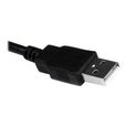 Câble adaptateur de 30 cm USB vers série DB9 RS232 - Câble adaptateur USB vers série de 30 cm - Mémorisation de port COM-1