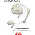 JVC Nearphones, Ecouteurs True Wireless, Design Oreilles Libres, Water Proof (IPX4)-1