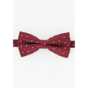 Noeud papillon double bois clair et tissu bordeaux uni | Marqueterie-49 Noeud papillon double bois clair et tissu bordeaux uni | Marqueterie-49