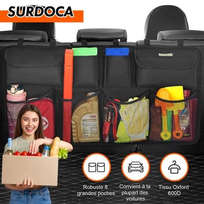 Organisateur de Voiture de Coffre (Noir)- Détachable Sac de Rangement Organisateur de Voiture de Coffre (Noir)- Détachable Sac de Rangement