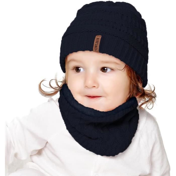 Ensemble bonnet tour de cou fille 2025