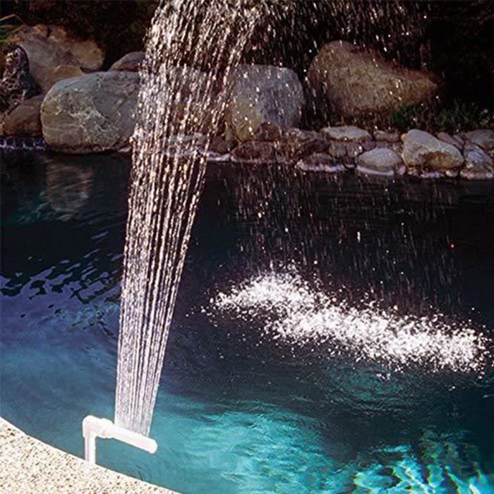 Fontaine de Piscine Hors Sol, Cascade Bassin Exterieur, Fontaine de Piscine  Cascade, Accessoire Piscine Exterieur, Fontaines p[175] - Cdiscount Jardin