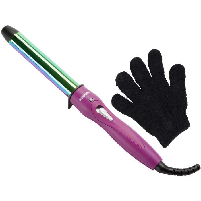 Cosmopolitan Rainbow Shine Curling Wand Pince a friser pour fer a friser pour salon de coiffure Grandes Cdiscount Electromenager