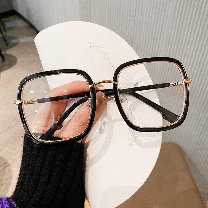 Monture top lunette leopard