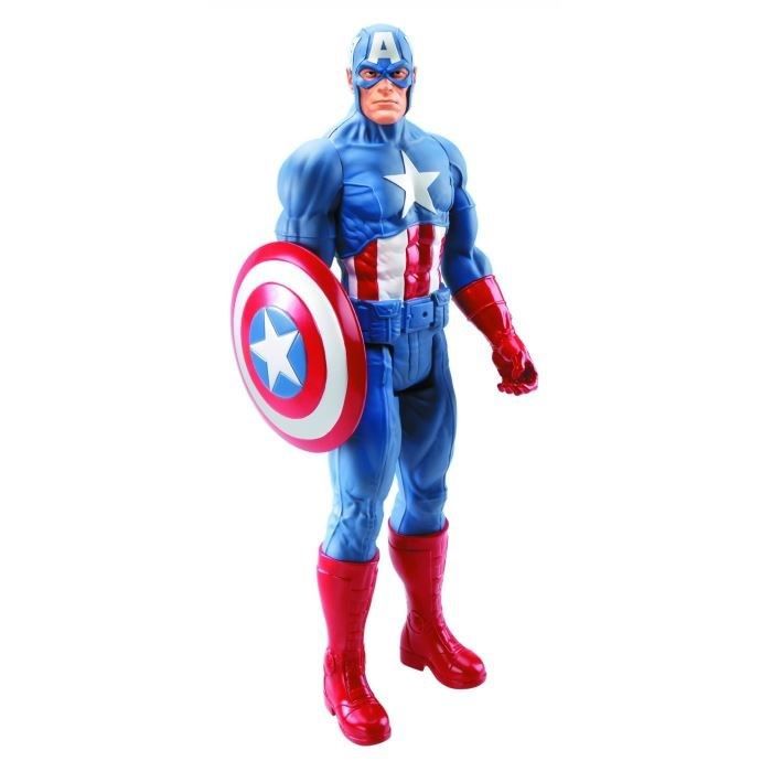 Figurine Captain America 30 Cm - Avengers - HASBRO - Cdiscount Jeux - Jouets