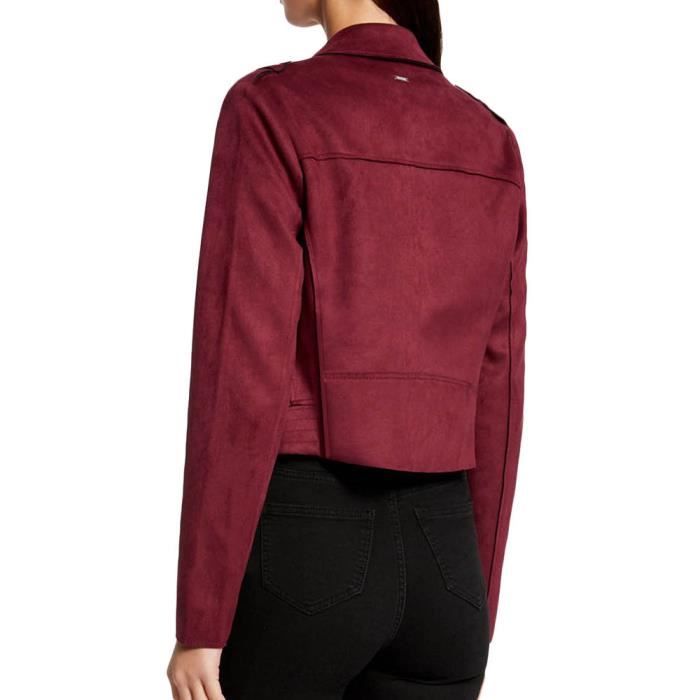 Veste rouge femme 2025 morgan