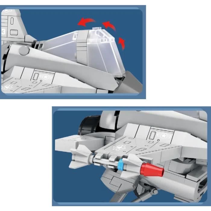 Kit De Maquette D'avion De Chasse 1/144 – éducatif, Sans Colle, En PP, 10 Cm, Idéal Pour Bureau Et Collection