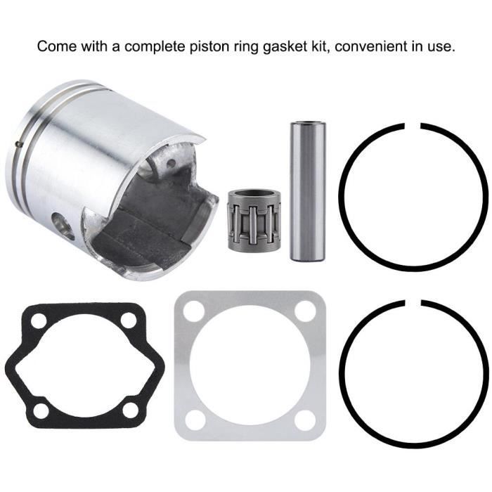 Jeu de Joints de Segments de Piston de 52,4 Mm Pièces de Moteur Haute Résistance Jeu de Joints de Piston Kit de Reconstruction de Segments