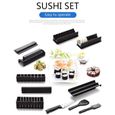 10 Pièces Bricolage Fabricant De Sushi Moule Rouleau De Riz Sushi Faisant Kit Cuisine Sushi Outils Sushi Outils De Cuisine Outil,583-2