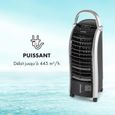 Rafraîchisseur d'air Klarstein Ventilateur humidificateur 6L 4 Vitesses climatiseur mobile sans évacuation Noir-2