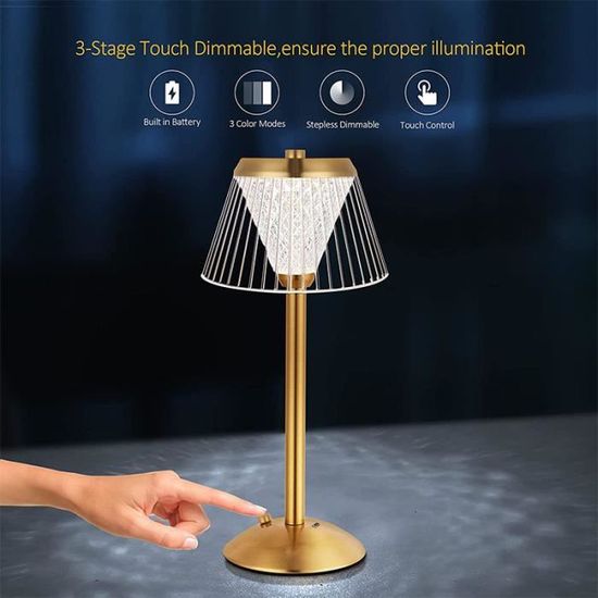 3 Etages Présentoir Cupcake, Ulifeme LED Rechargeable Support De Cupcakes En Acrylique