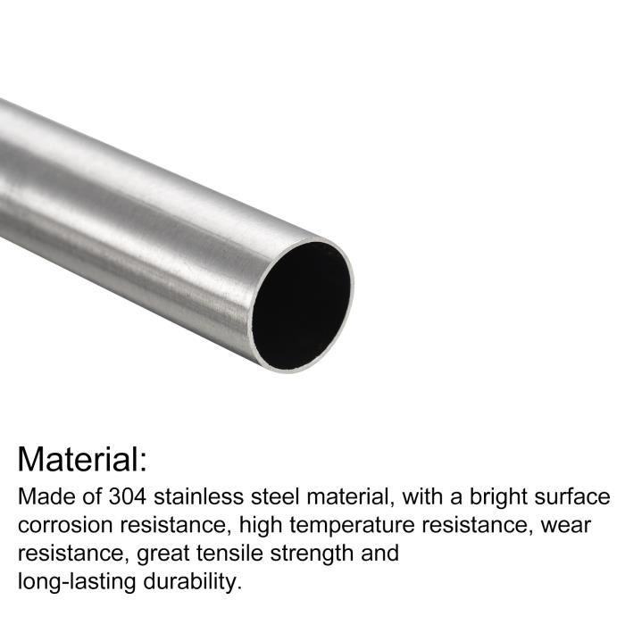 SOURCING MAP M3 Écrous De Connecteur Ronds En Acier Inoxydable 304 Écrou Accouplement 8mm