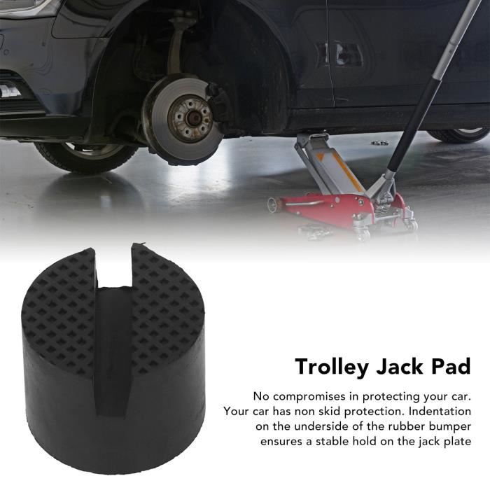  Skelang 2 Pcs Jack pad en caoutchouc, adaptateur coussin de cric,  coussinets de support pour cric voiture