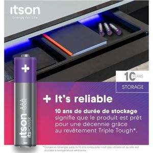 Lot De 10 Supports De Piles AA (UM-3) - Plat - Noir - Neufs - Marque COMF