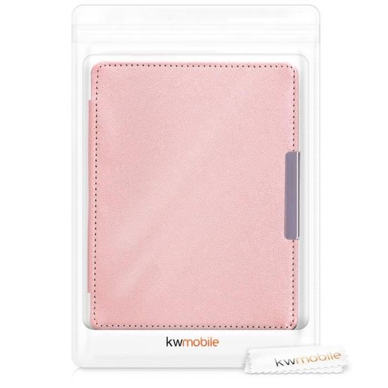 Coque avec Rabat magnétique en Tissu Canevas pour liseuse Kobo Aura Edition 1 kwmobile Coque liseuse Kobo Aura Edition 1 