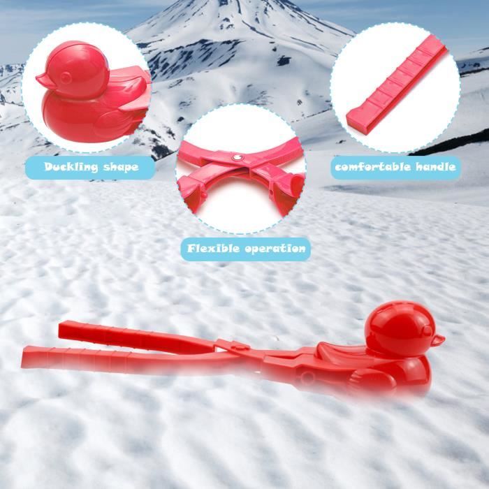 Pince à boule de neige en forme de canard avec poignée, outils de  fabrication de boules de neige, jouets d'hi - Cdiscount Sport