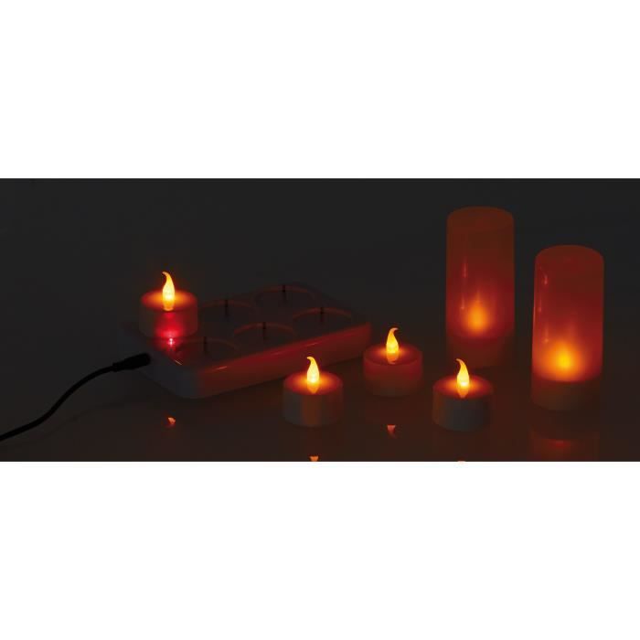 Lot 6 Bougies Chauffe-Plat Parfumées Kotarbau – 4 Heures – Parfum Orange & Love – Ambiance Relaxante