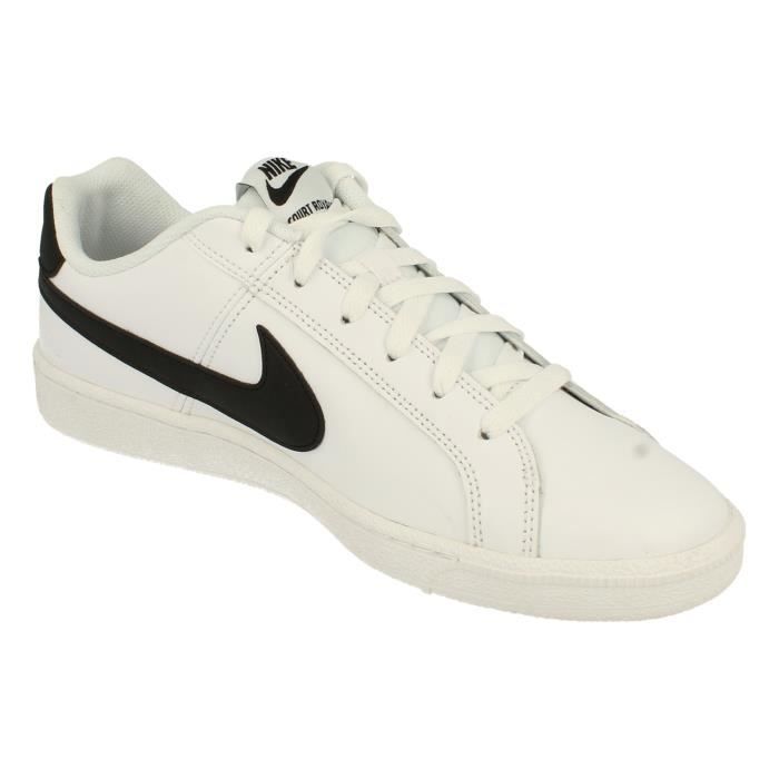 Baskets Nike Court Royale pour Hommes Blanc Cuir Lacets