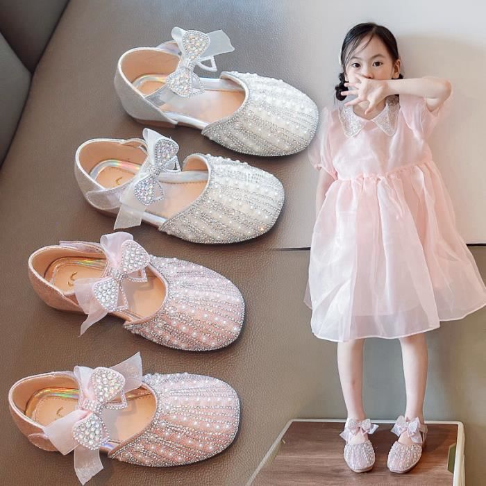 Sandales pour filles chaussures princesse confortables avec