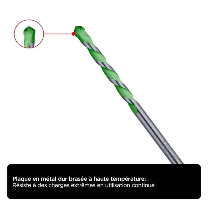 Kwb Hardcut Foret à Granit 3 Mm Avec Tranchant Spécial En Métal