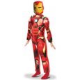 Déguisement Iron Man série animée garçon - Marvel - Personnage Fiction - Rouge et vert - Polyester-0