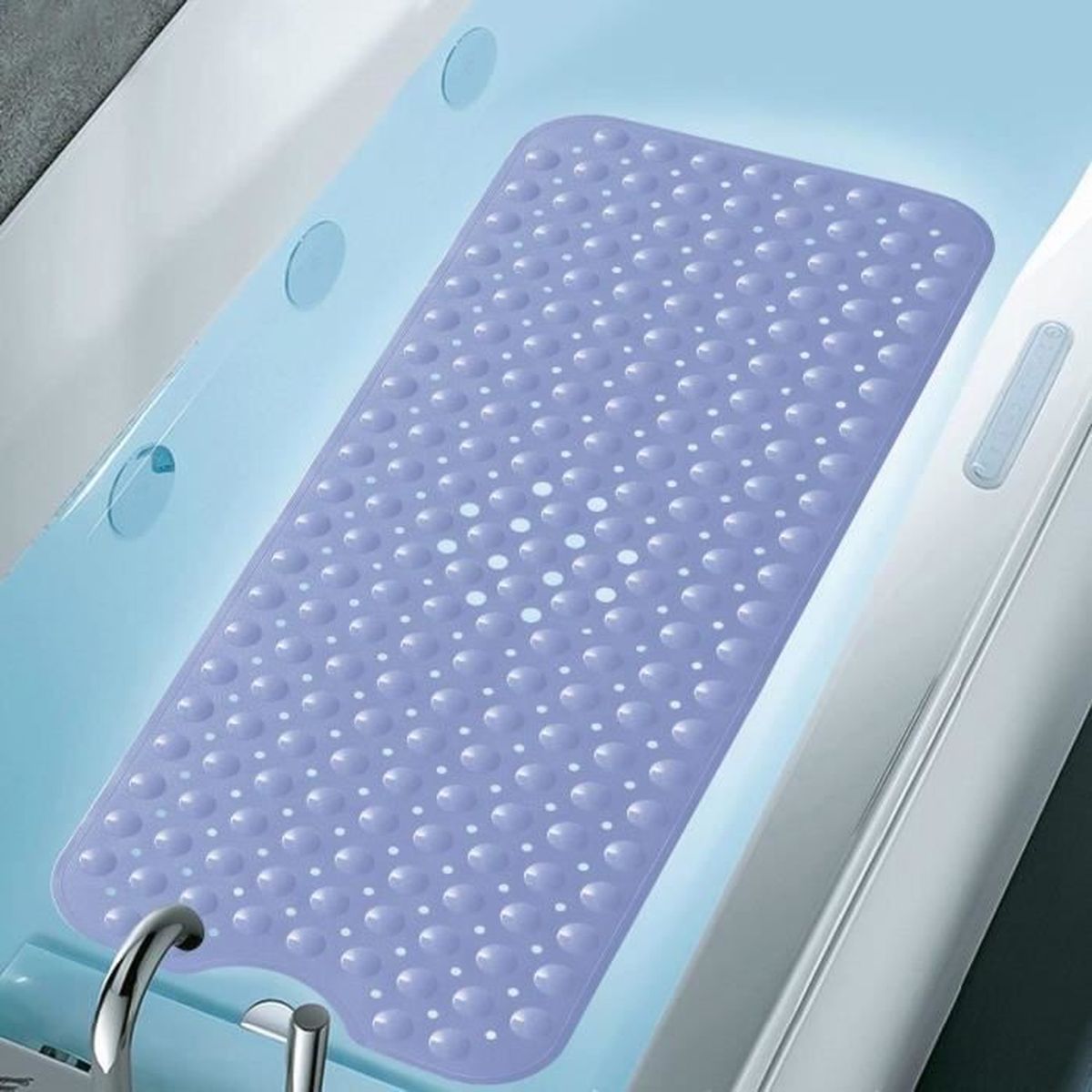 Tapis de Bain Antiderapant de Sécurité 100 x 40 cm Anti Glisse Tapis