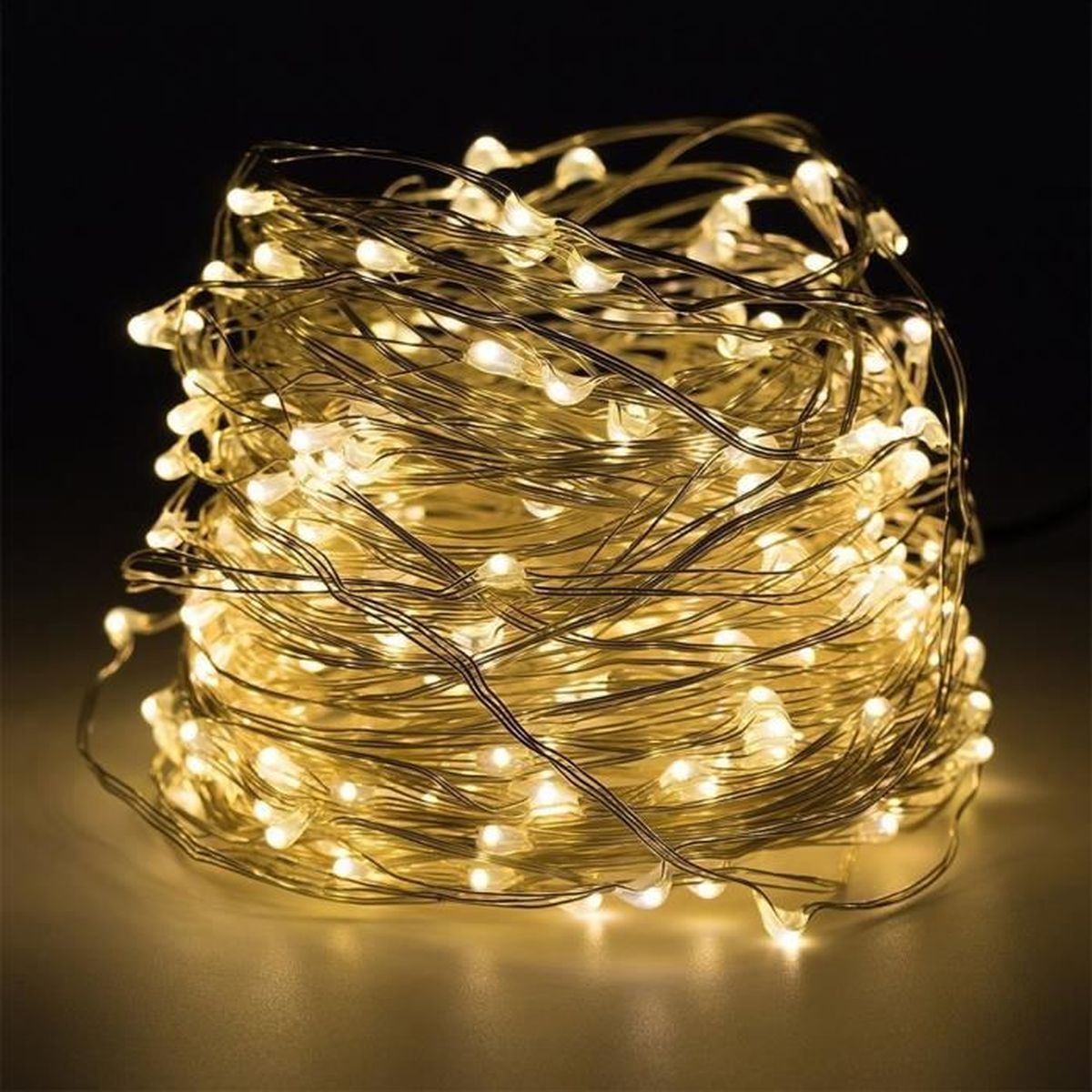 HAUSPROFI Guirlande Lumineuse Blanc Boule,10M+3M//100 leds Décoration Chambre lumineuse Boule IP44 Étanchce//8 Modes d/'éclairage Guirlande Lumineuse intérieur et extérieur