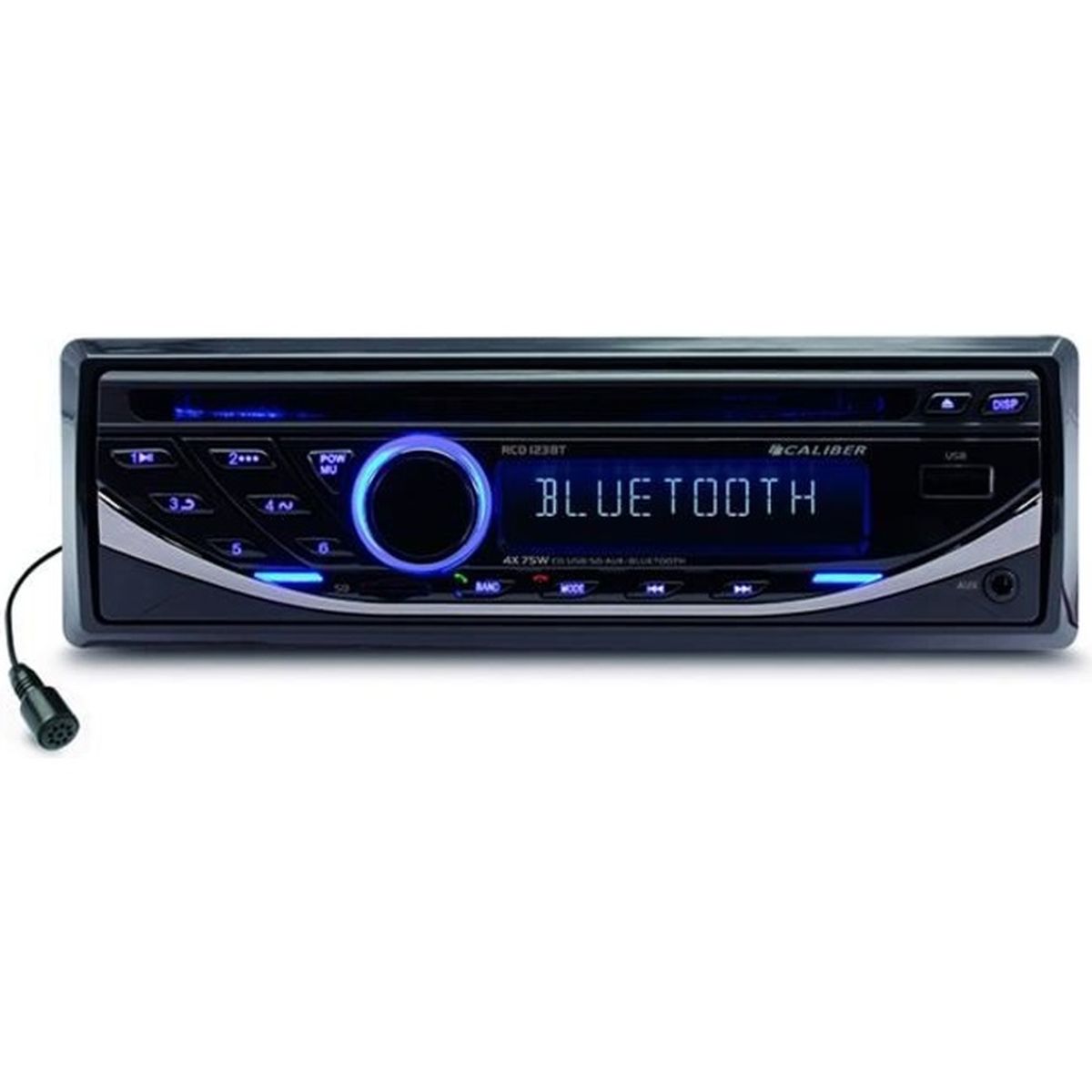 erfgoed Monnik Verkleuren Autoradio RGB Caliber RCD123BT - Radio, lecteur de cartes SD, USB - 4 x 75  watts - Cdiscount Auto