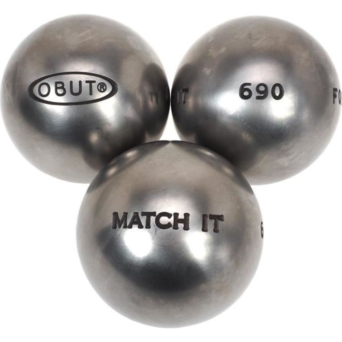 Boules De Petanque 12 Coups De Midi Boules de pétanque Match IT Inox 74mm - Obut - 710g - Cdiscount Sport