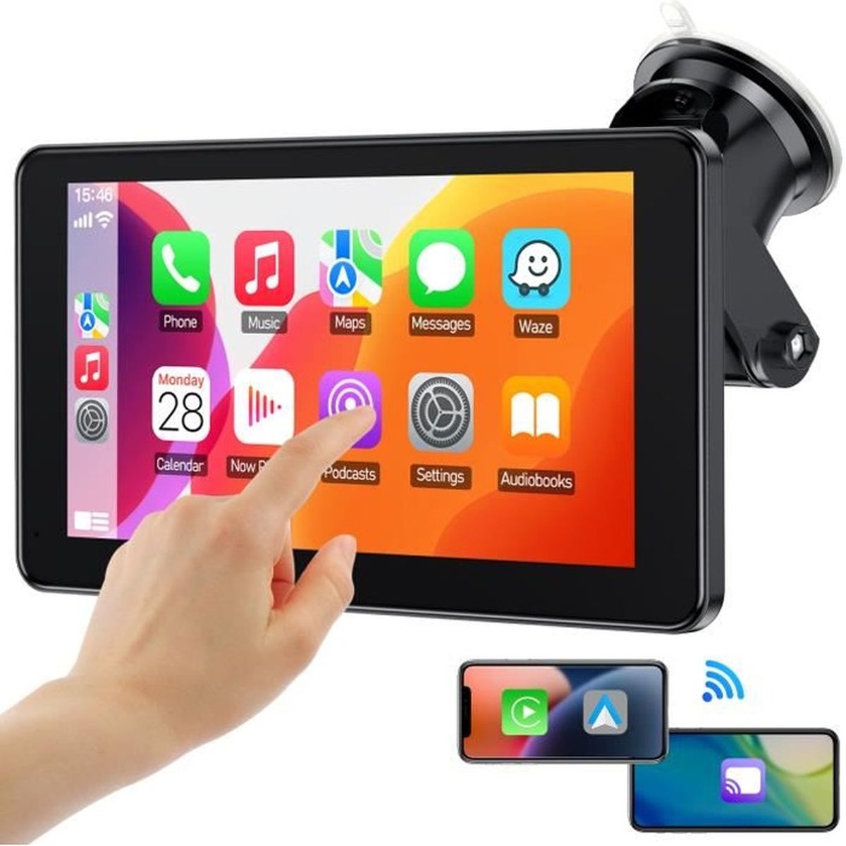 Autoradio 7" Seat Ibiza 2009-2013 | CarPlay & Android Auto Sans Fil | Bluetooth