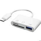 Lecteur de Carte SD - PASHASHOP - Adaptateur USB C - Support SD/TF - USB 3.0 - Compact