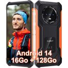 Cubot Kingkong ES Smartphone Robuste 16Go + 128Go 6,56" HD+ Caméra 48MP 5100mAh Android 14 IP68 Étanche GPS Double SIM 4G - Orange