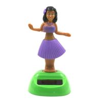Danseuse Hawaïenne modèle Violet - Figurine Mobile Solaire